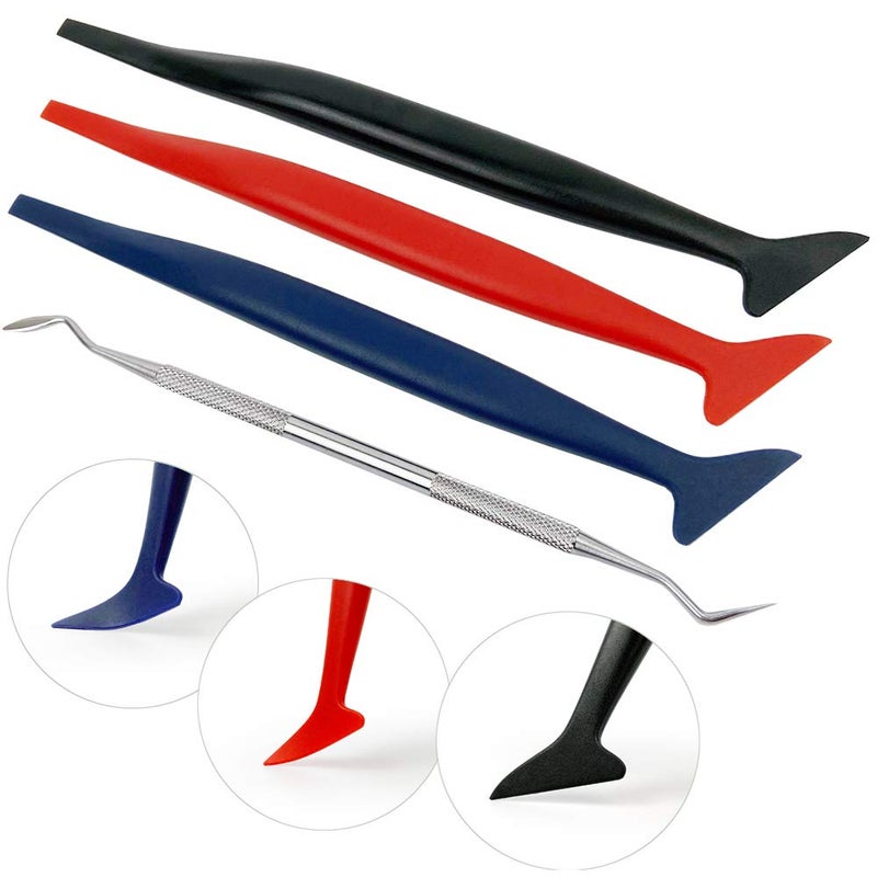 CARTINTS Complete Vinyl Wrap Application Tools Kit Auto Window Tint Film Tool Kit Include Felt Squeegee, Fabric Felts, Micro Squeegee, Vinyl Magnet Holders, Working Gloves, Vinyl Knife, Utility Knife Blades - Image 2
